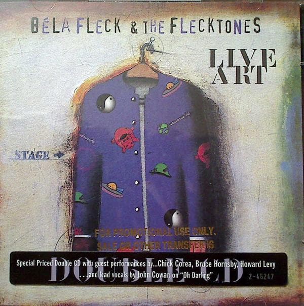 CD BELA FLECK THE FLECKTONES Live Art 9462472 Warner Bros. Re US Jazz Used