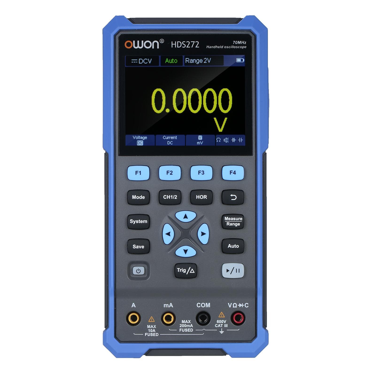 OWON 2-in-1 Handheld Oscilloscope Multimeter 2 Channels Lab Oscilloscope Digital True-RMS US Plug