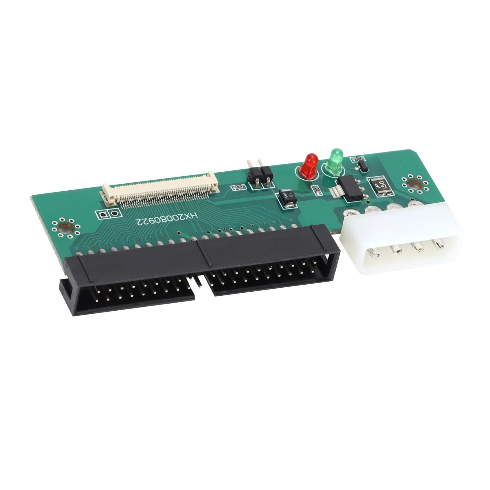 CE ZIF to IDE Adapter 1.8 Inch CE ZIF Micro Drive to 3.5 Inch IDE 40 Pin Adapter with 2 Flat Cables