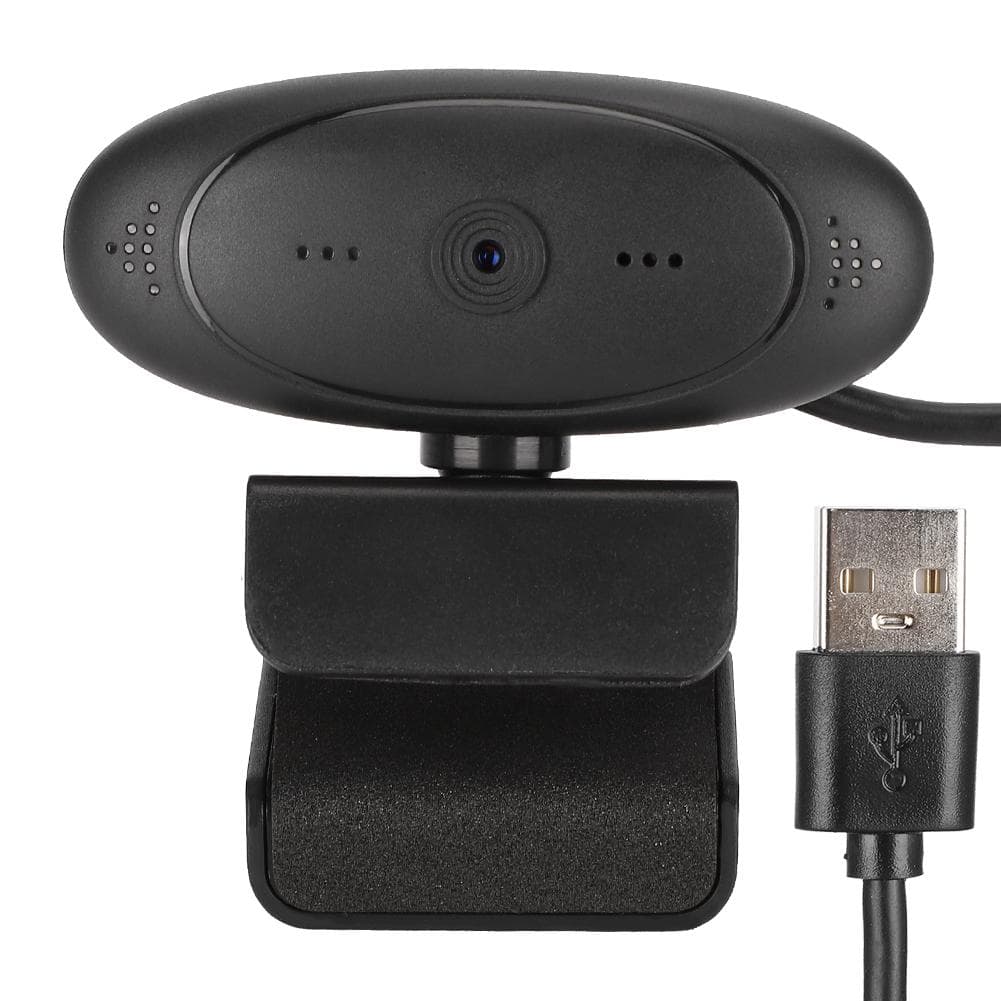 PC Camera Webcam HD 1080P Computer Accessory Built In Microphone for Video Conference(Black ) black