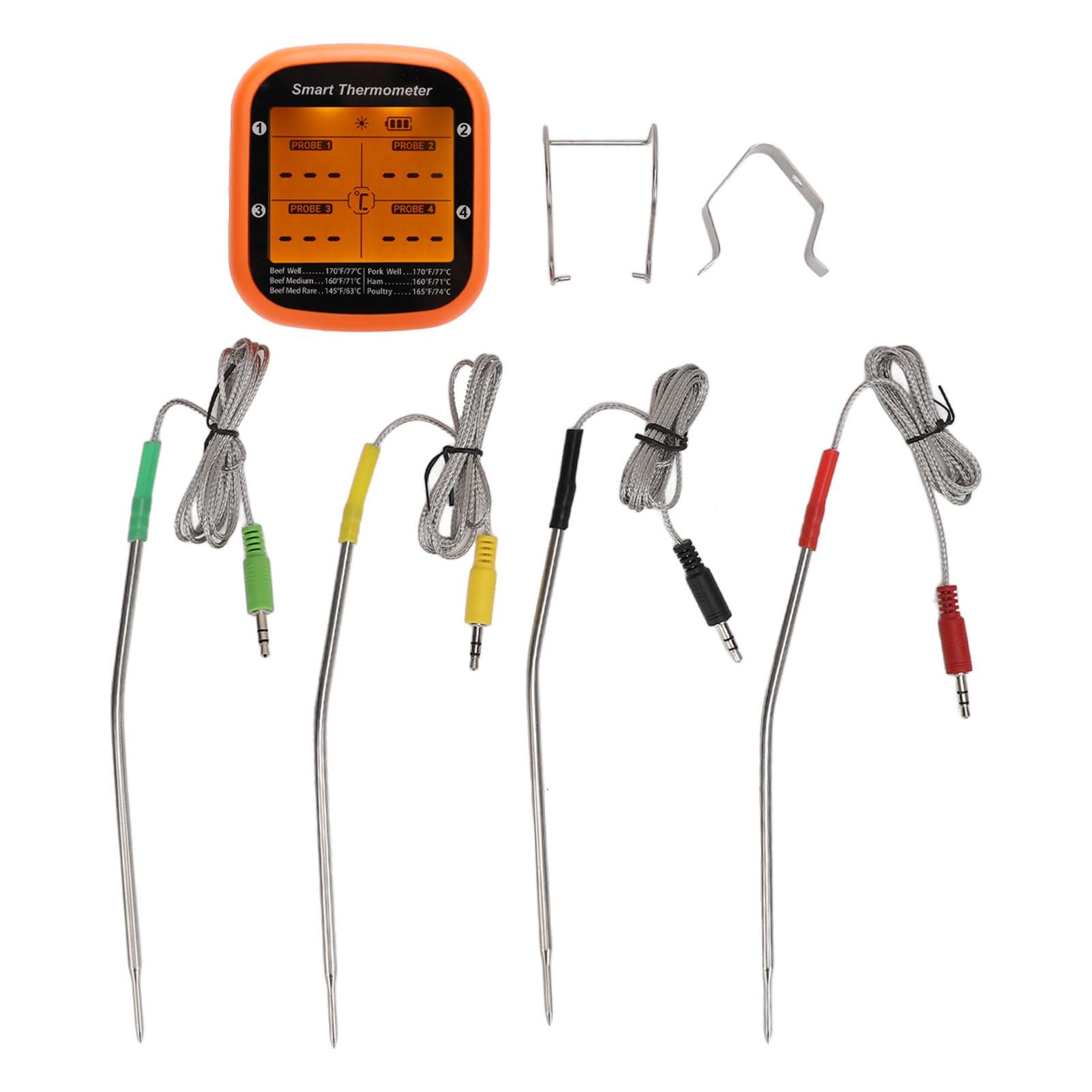 Meat Temperature Probe Smart Wireless Bluetooth APP Remote Control for Grill BBQ Kitchen Cooking
