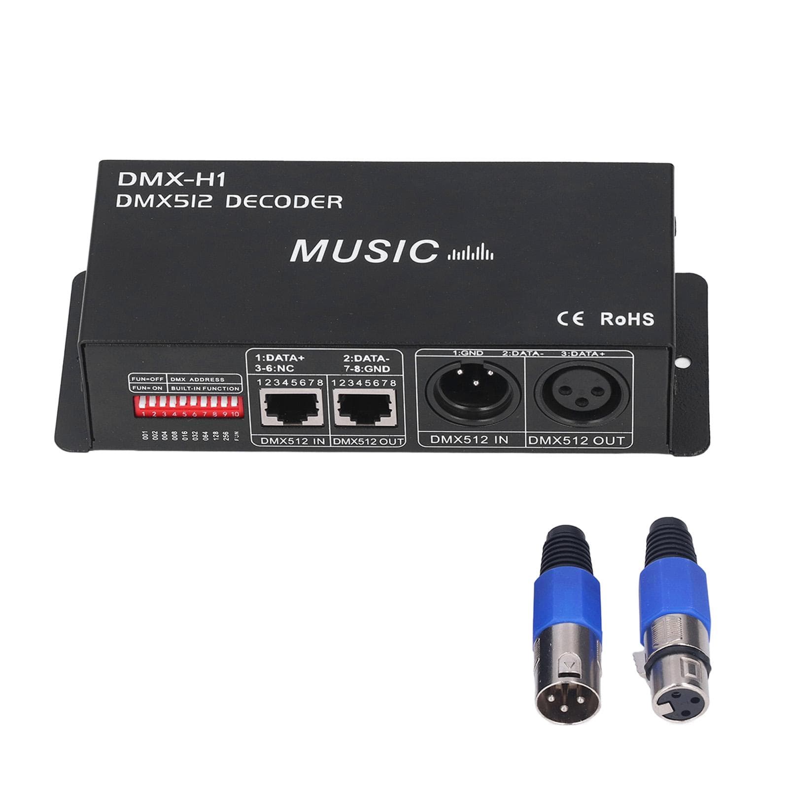 4 Channel DMX 512 Decorder Adjustable RGB Dimming LED Decorder Controller for Bars Hotels Sober