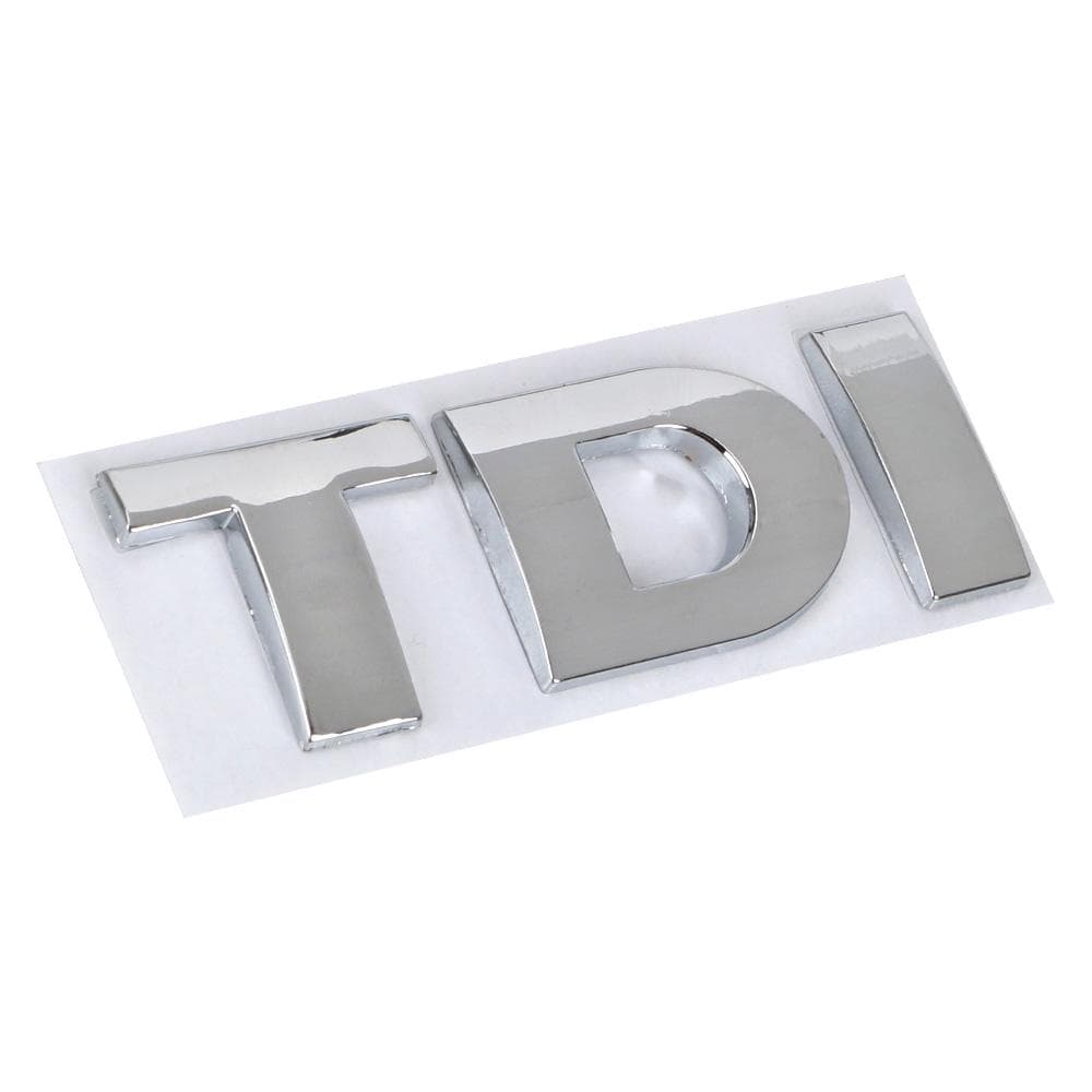 3D Metal TDI Logo Decal for VW Golf JETTA PASSAT MK4 MK5 MK6 Reflective Car Sticker Turbo Direct Injection Emblem Badge 1