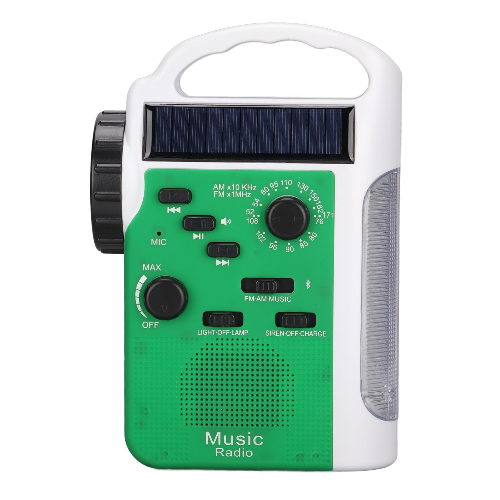 RD399 Hand Crank Radio Phone Charging FMAM Multifunctional Solar Powered Emergency Weather Radio