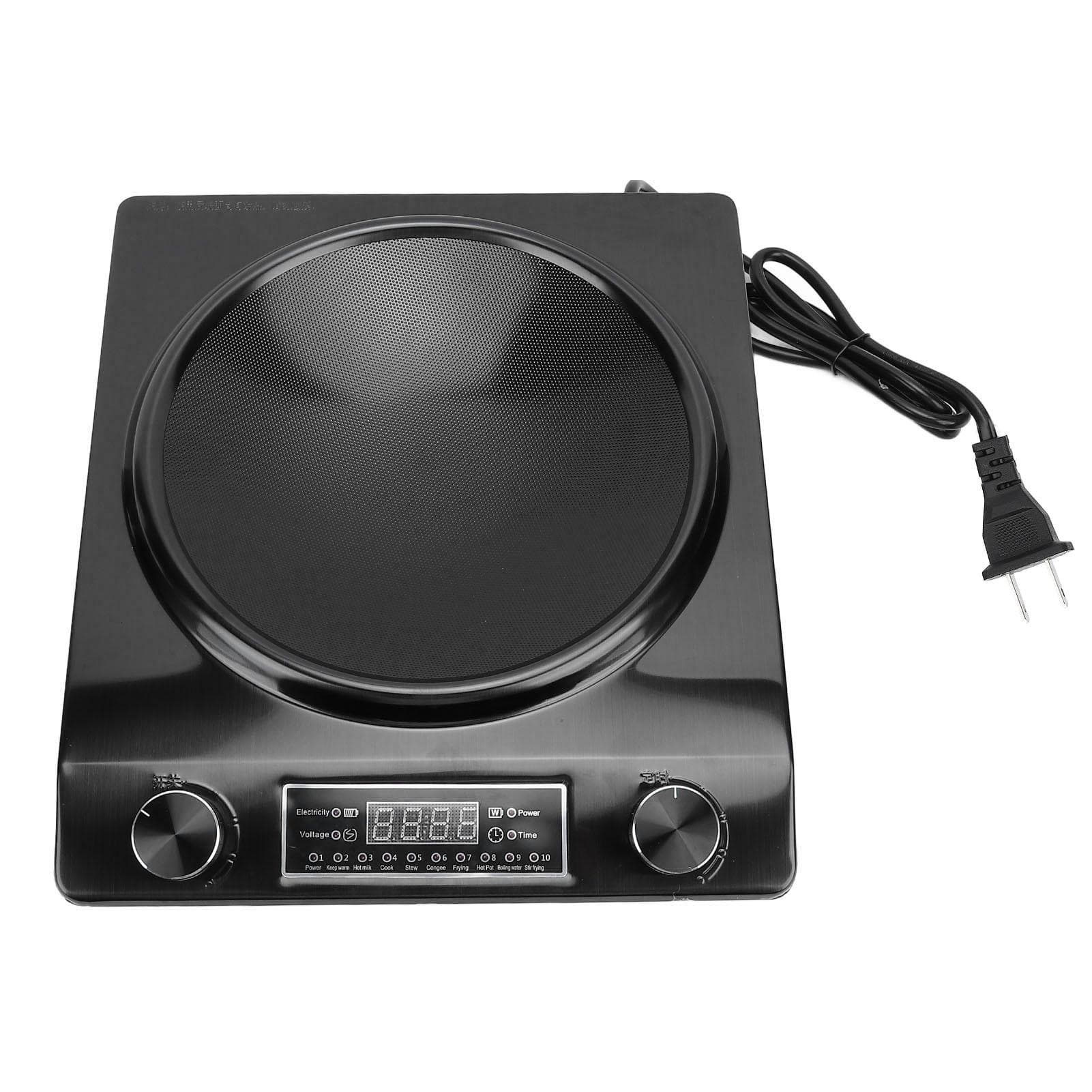 3500W Portable Induction Cooktop Aluminum ABS Countertop Induction Cooker Hot Plate with Smart