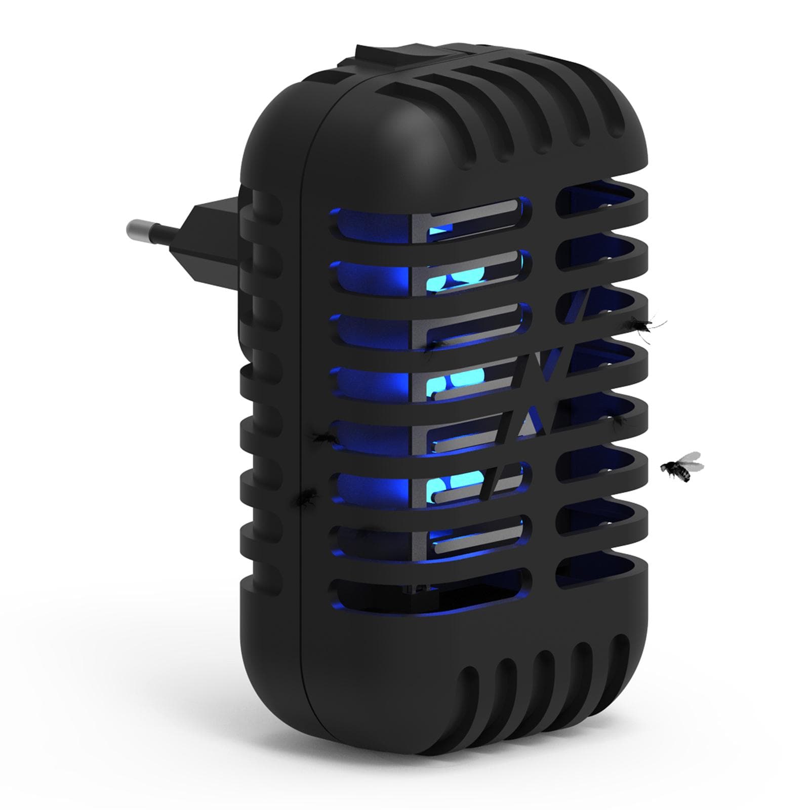 Mini Home Mosquito Killer Lamp Electric Mosquito Swatter Silent Household Mosquito Killing Lamp EU Plug black