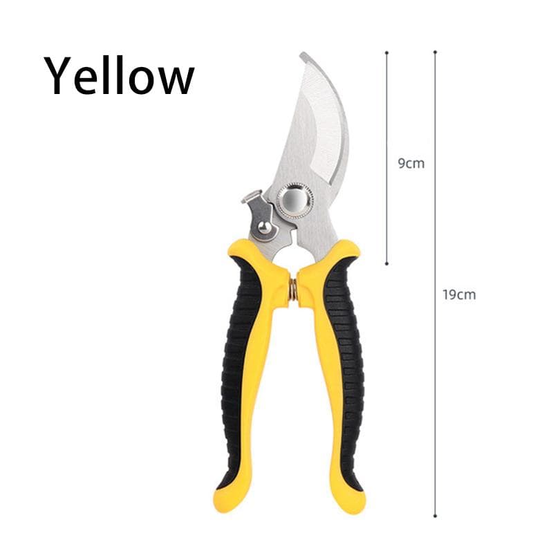 Pruner Garden Scissors Professional Pruning For Fruit Tree Pruning Labor-Saving Flower Tree Clippers Trimming Fruit Branch Grafting Tools yellow