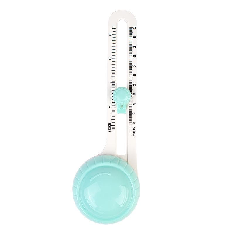 1Pcs Circle Cutter Circular Paper Cutter Paper Knife DIY Handmade Rotary Round Paper Cutting Tool green