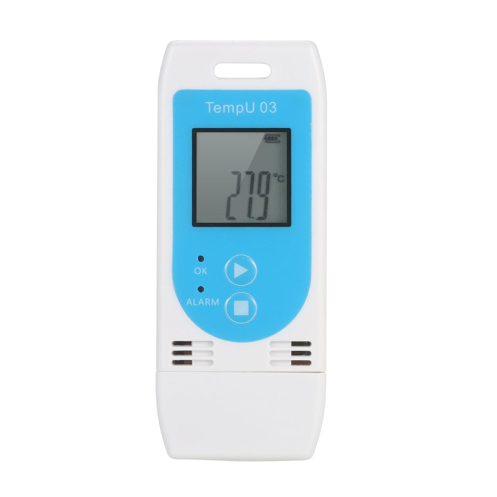 KKmoon USB Temperature Humidity Data Logger Reusable RH TEMP Datalogger Recorder Humiture Recording blue