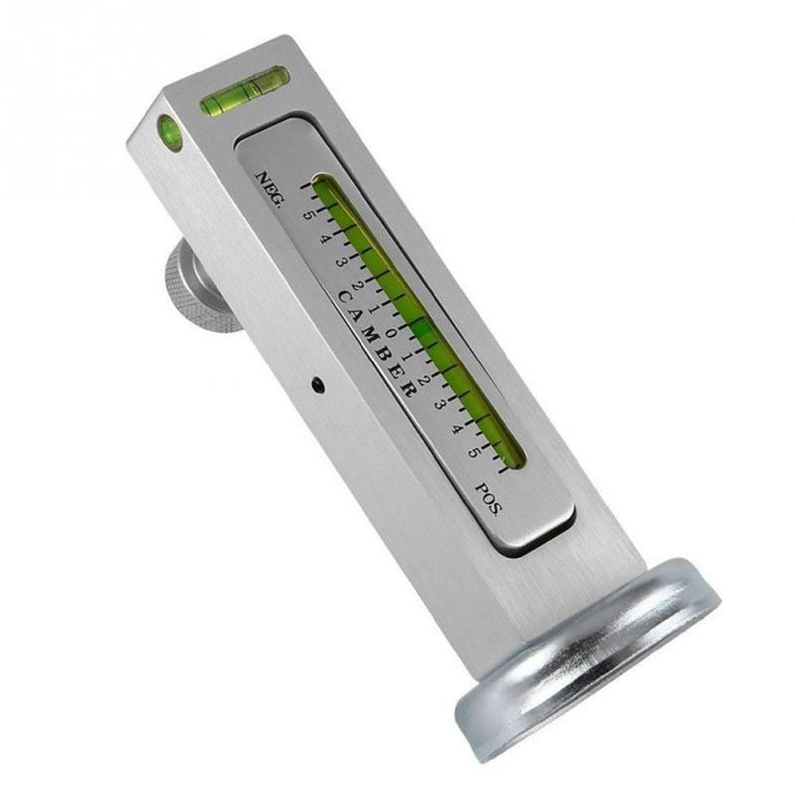 Four Wheel Alignment Level Adjustable Magnetic Gauge Tool Camber Castor Angle Adjustment Tool Tyre silver