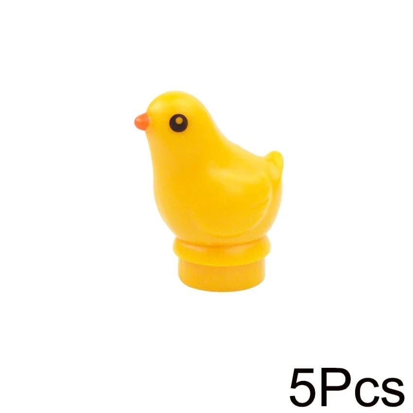 Small Particles Bricks Set City Animal Building Blocks Duck Swan Pig Cat Figures Bird Dog Zoo Farm Accessories Kid Toys Gifts