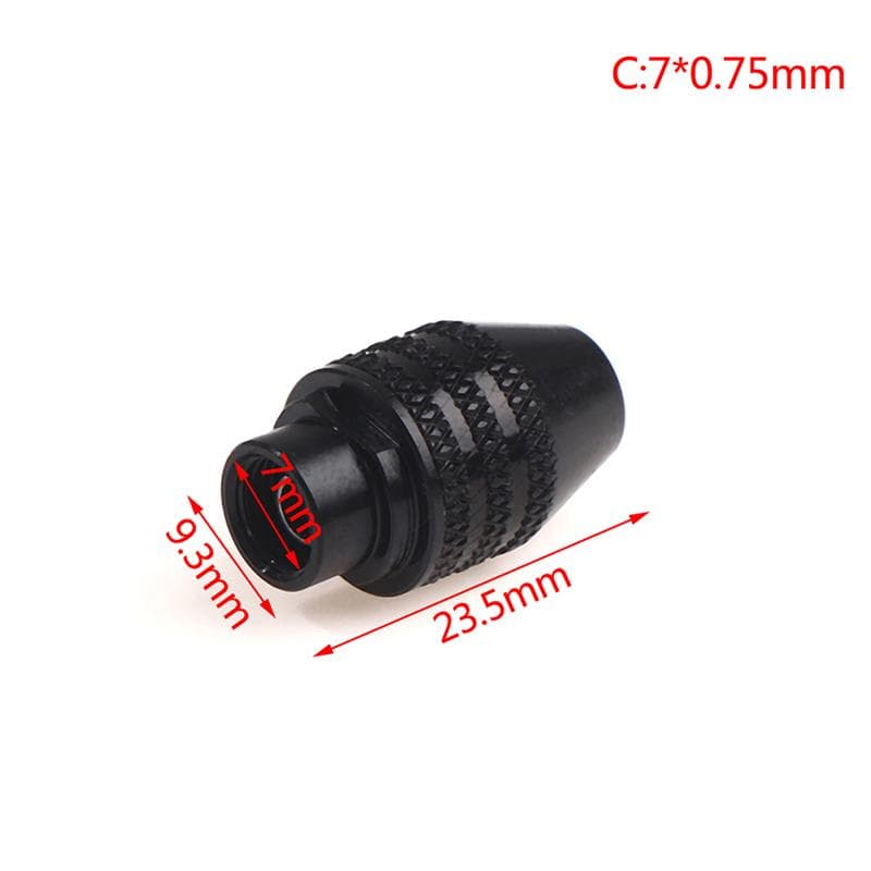0.3-3.4Mm Mini Multi Keyless Drill Chuck M7 M8X0.75 Three-Jaw Drill Chuck
