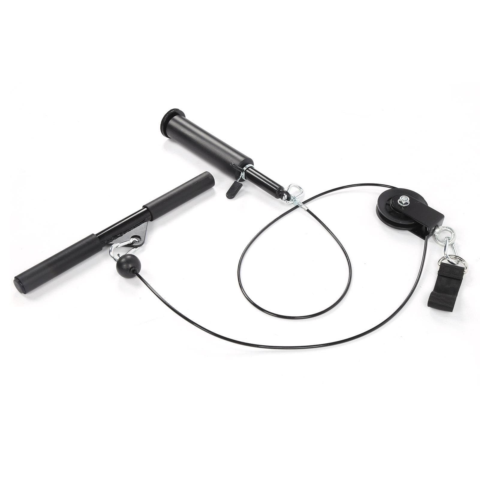 DIY Fitness Equipment Combination Set Pulley Bar Handle Triceps Strength Training Device