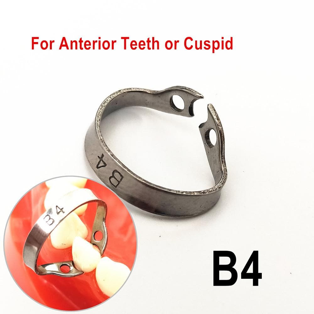 1 piece Most Popular Dental Restoration Rubber Dam Clamps Rubber Barrier Clip Stainless Steel Material 1 piece Code B4