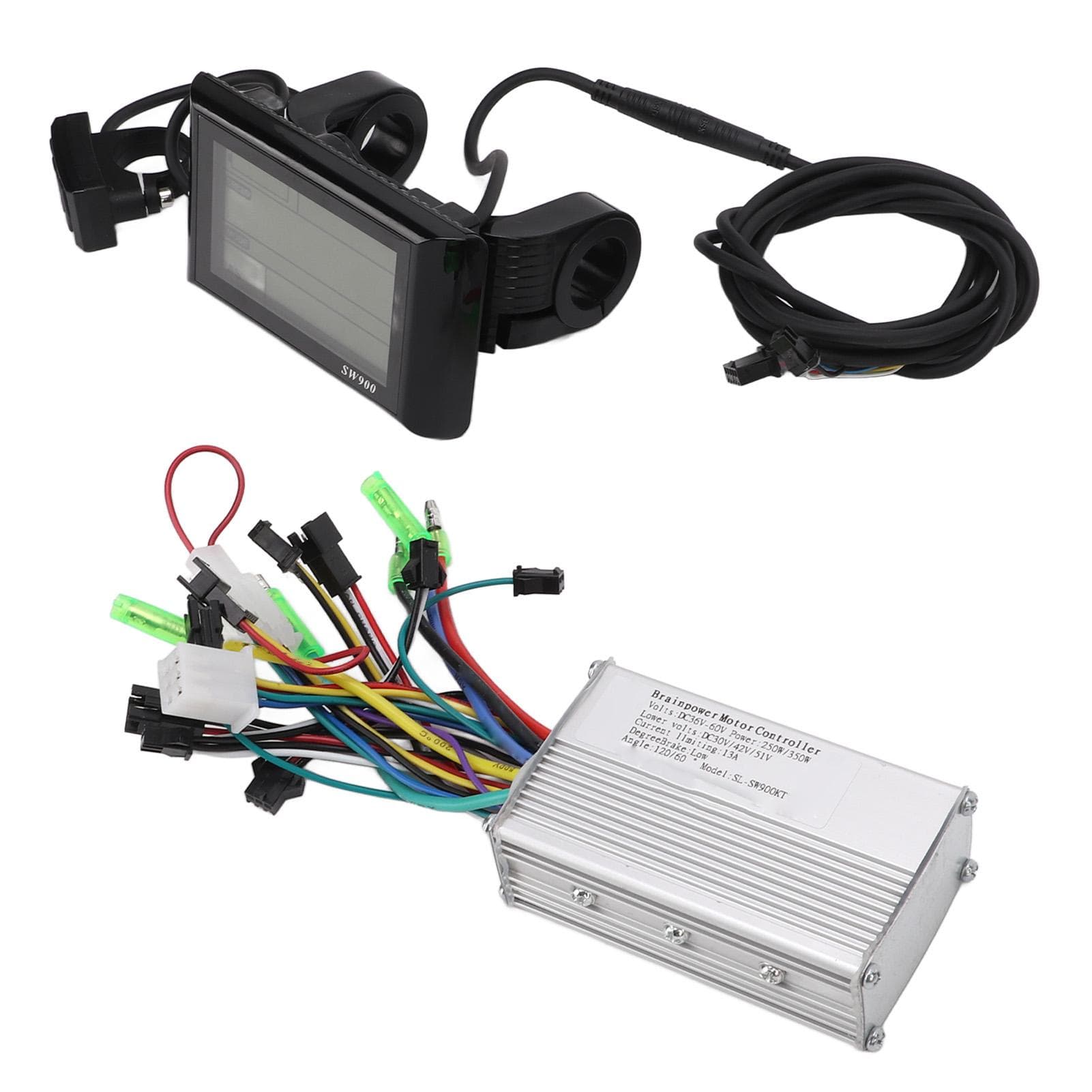 36V?60V 250W350W Brushless Motor Controller and SW900 LCD Display Kit for Electric Bicycle Scooter