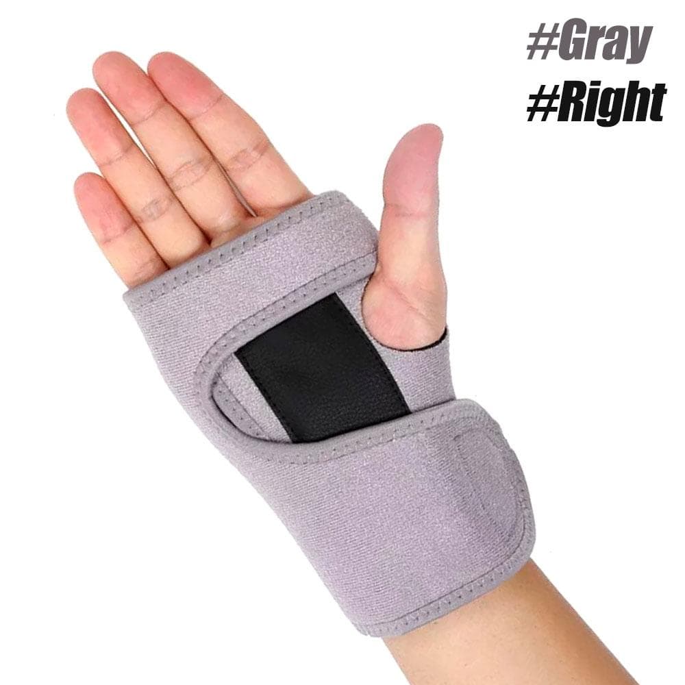 Carpal Tunnel Wristband with Metal Splint for Men and Women Adjustable Wrist Support Stabilizer