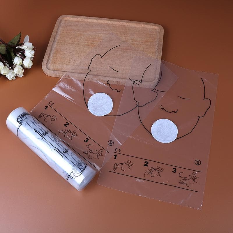 1 Rolls 36Pcs/Roll Cpr Face Shield Transparent Cpr Mask Disposable Imprinted onesize