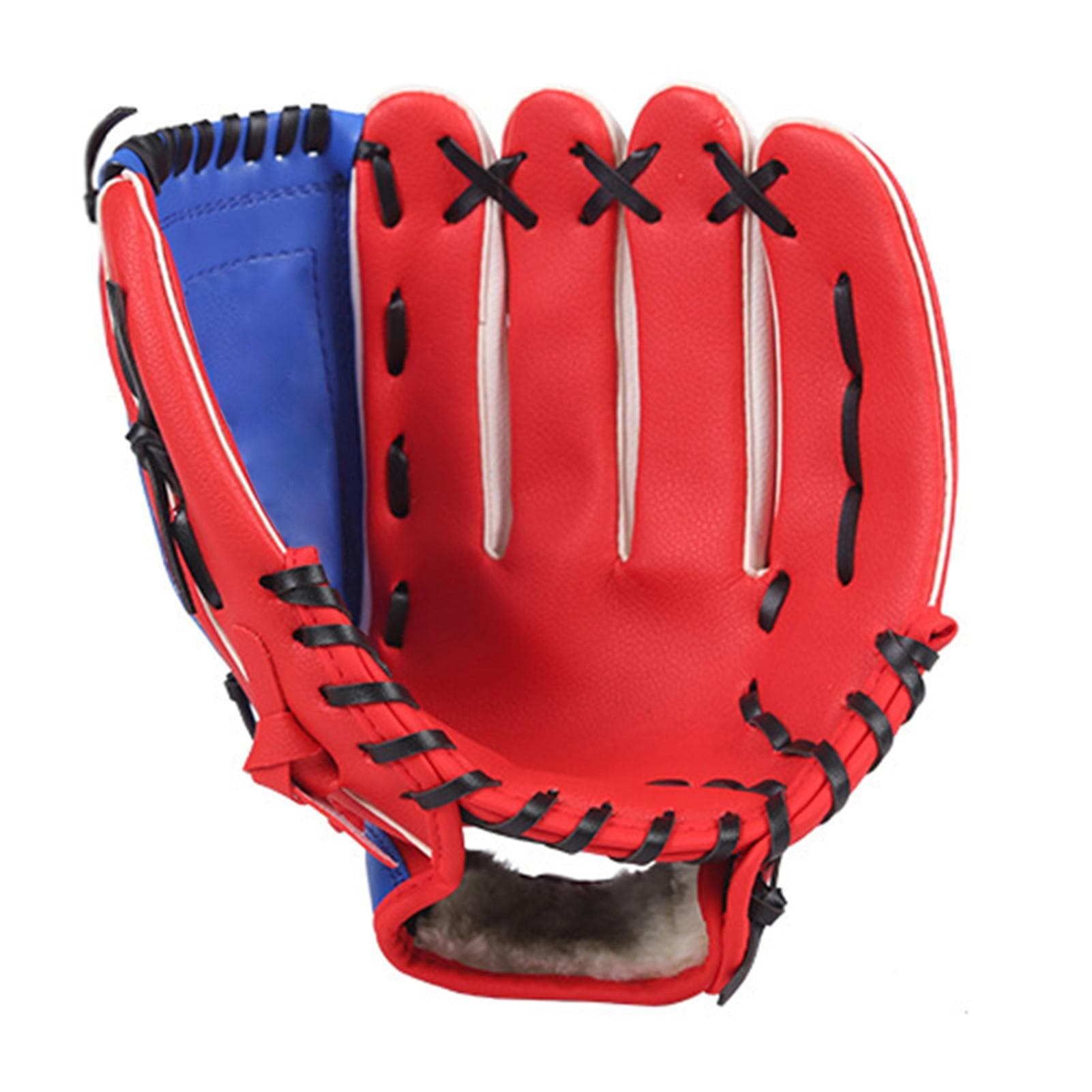 10.5 11.5 Inch Baseball Glove for Left Hand 10.5 inch red/blue