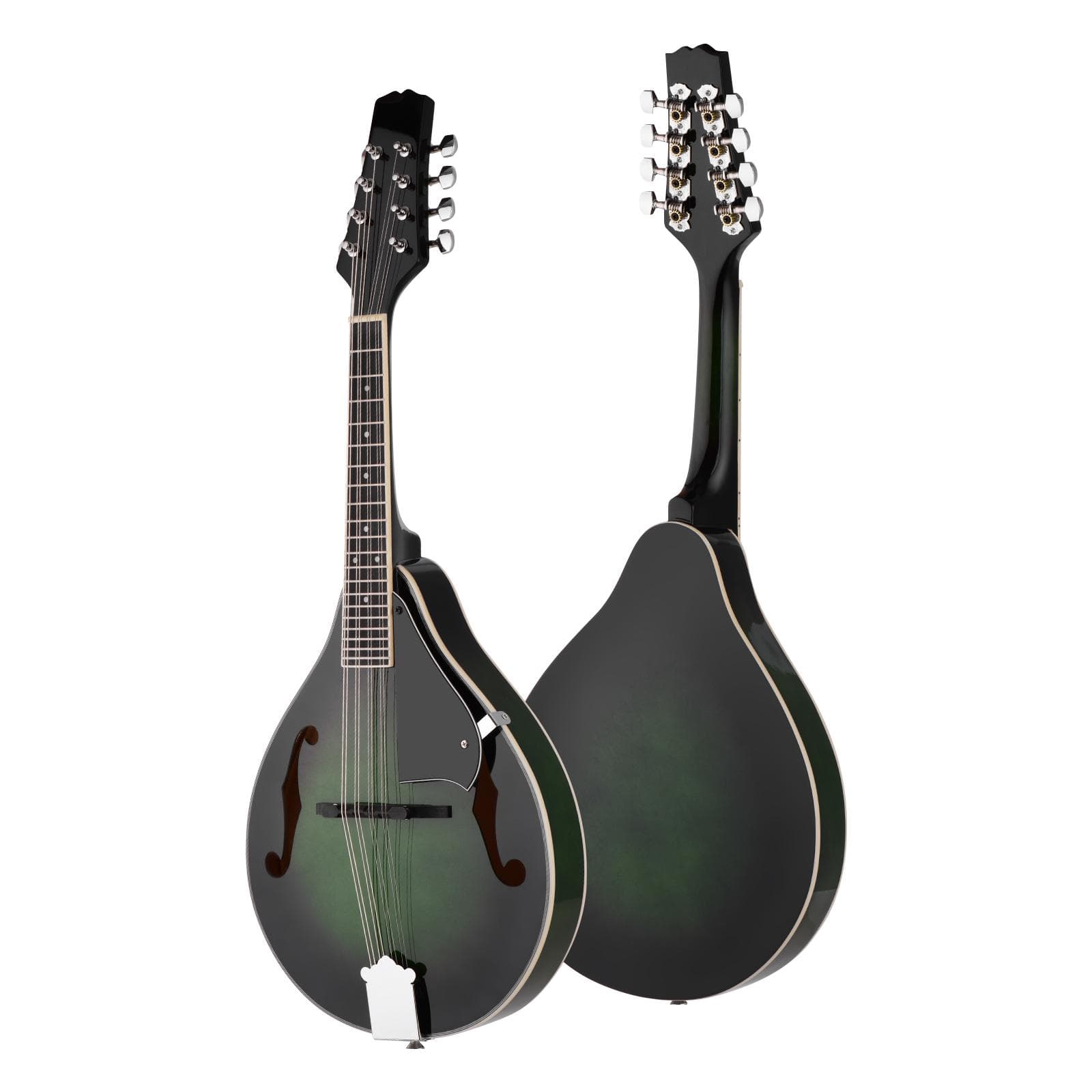 Mandolin A Style 8-String Basswood Body Engineer Wood Fingerboard Adjustable String Instrument for dark green