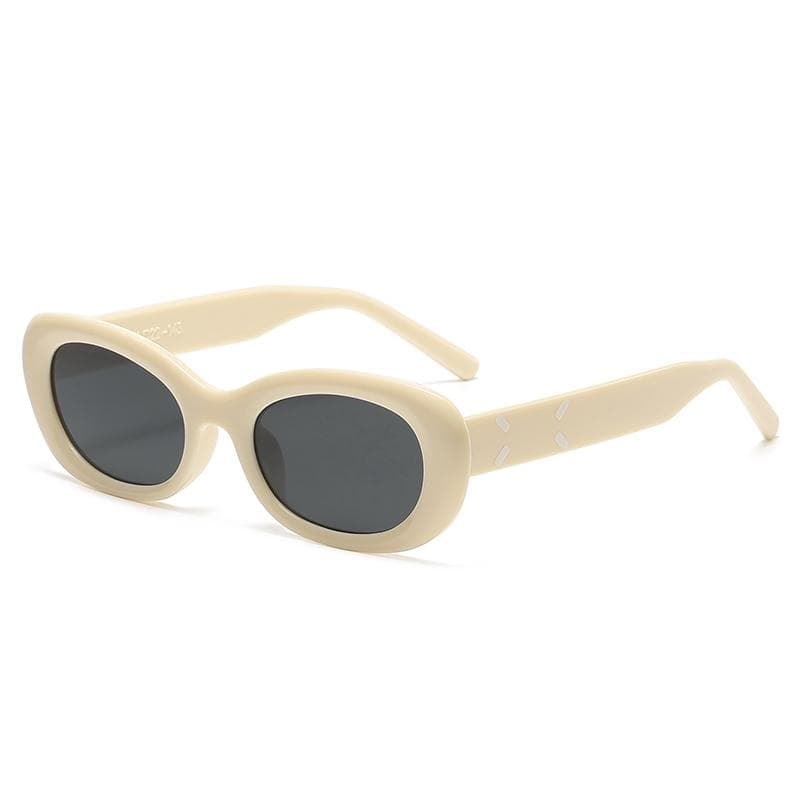 Vintage Oval Sunglasses Women Men UV400 Protection Retro Black Shades Small Frame Fashion Classic Unisex