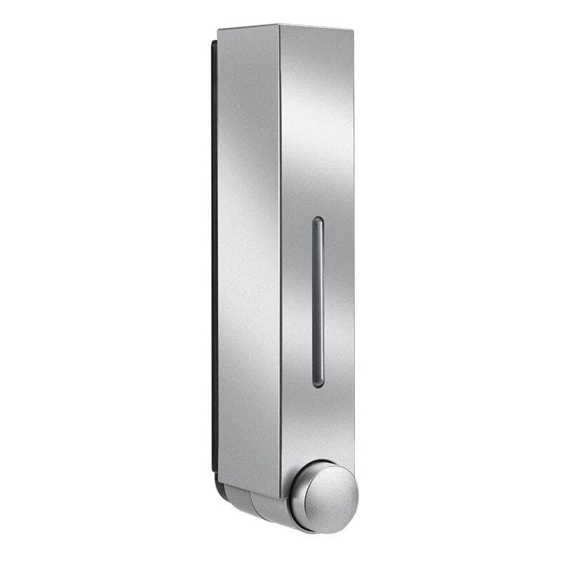 Liquid Soap Dispenser Wall Mounted Manual Shower Soap Dispenser Shower Gel Detergent Dispenser For Bathroom Hotel silver