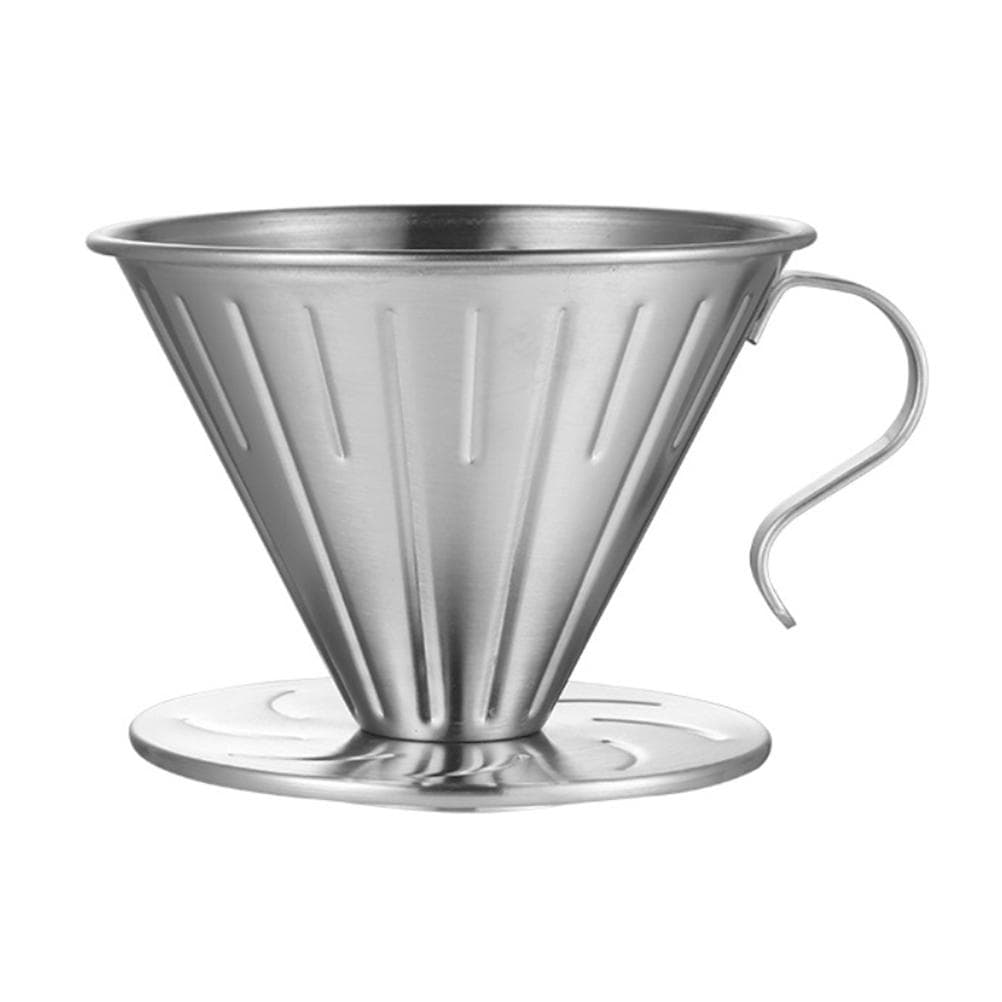 Stainless Steel Coffee Filter Reusable Coffee Dripper Coffee Filter Holder L(for 6.5-9kg)