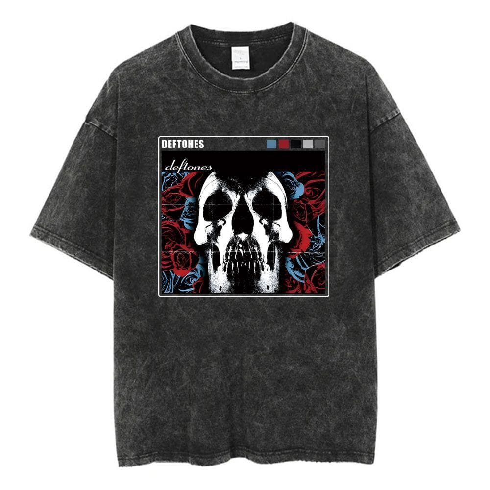 Deftones Band-Diamond Eyes Music Album Cover T-Shirt Metal Rock Clothes Cotton Vintage Short Sleeve Tees Tops M