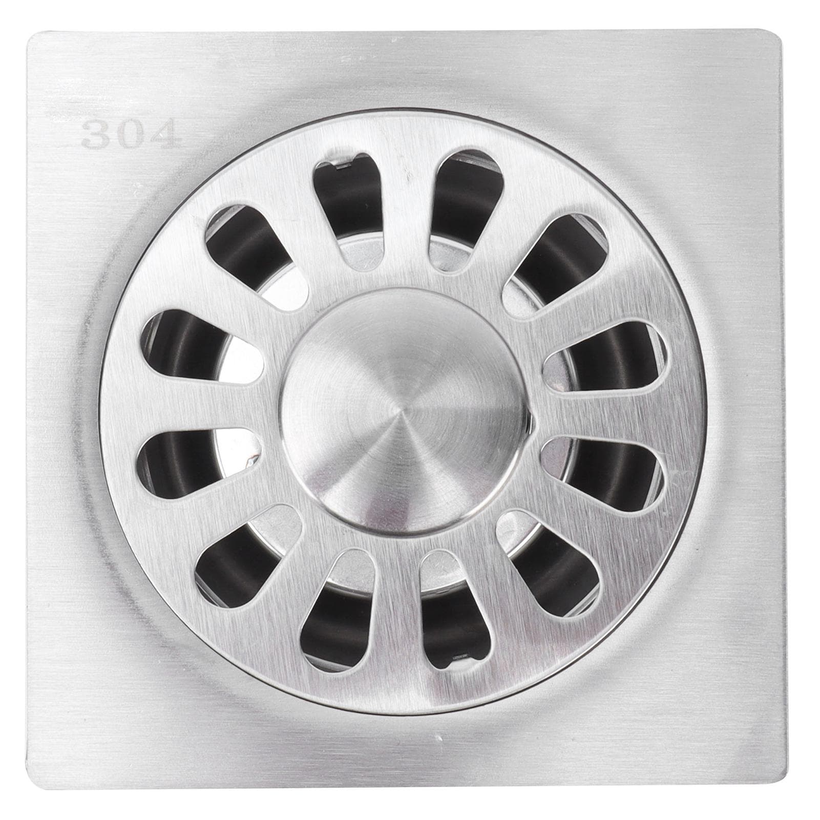 Square Floor Drain Set 304 Stainless Steel Shower Drain For Bathroom Kitchen 10x10cm