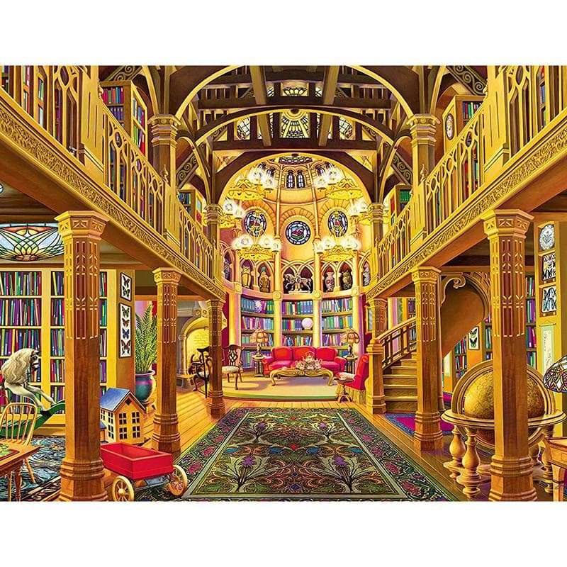 5D DIY Diamond Painting Hall Embroidery Mosaic Cross Stitch Rhinestone Decor 20X30CM