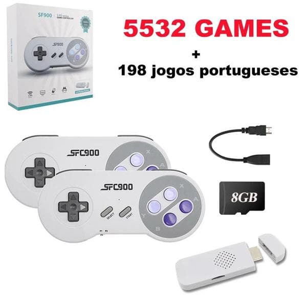 Video Game Console For Super Nintendo SNES NES Built in 1500 Games HDMI-Compatible Game Stick TV Game Player Wireless Controller