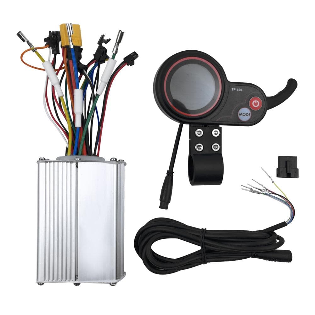 Electric Scooter Instrument LCD Display Control Panel Waterproof Electric Scooter Accessory 48V Controller Kit