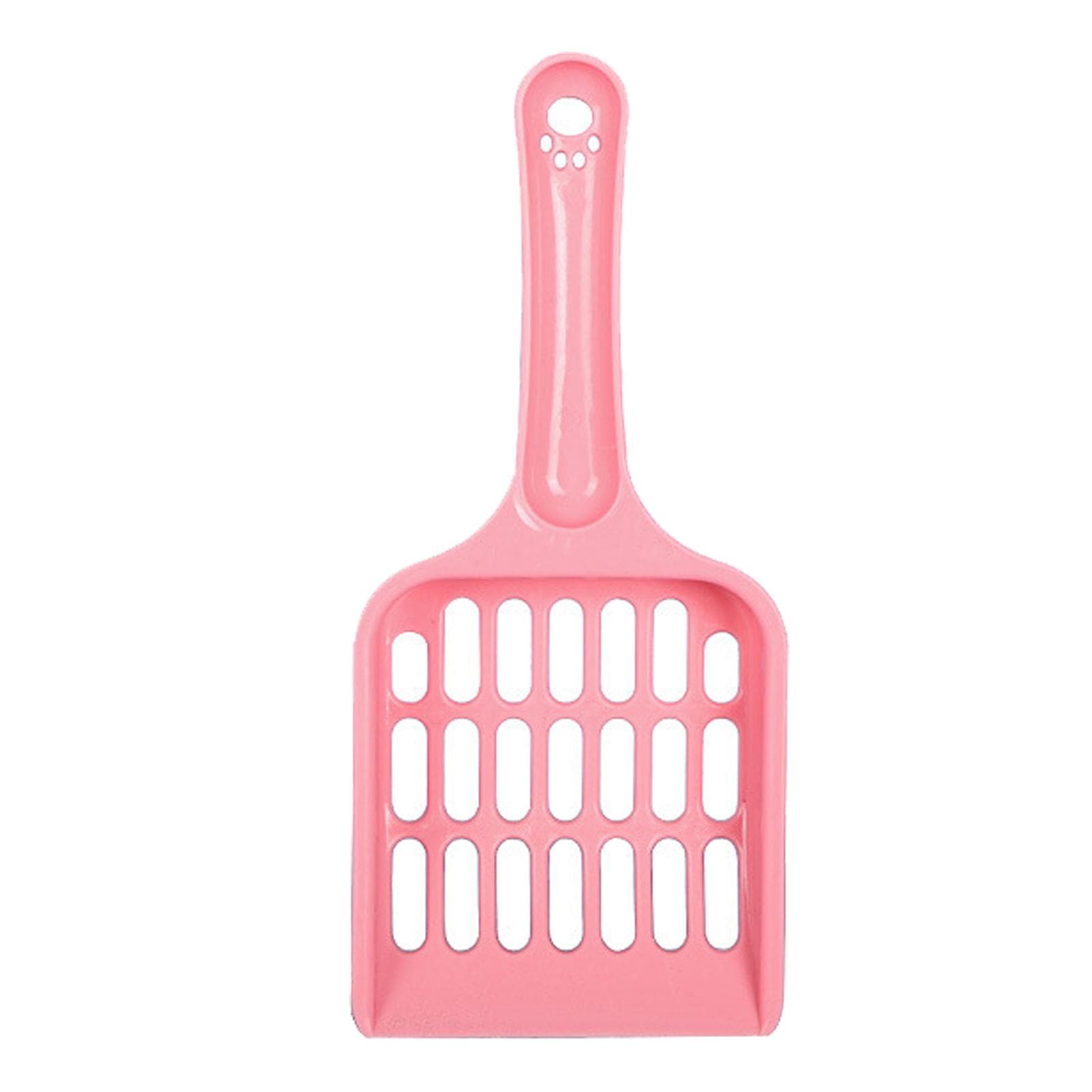 Cat Litter Scoop Hollow Grid Easy Filtering Kitten Litter Shovel PP Plastic Cat Poop Sifter Pink pink