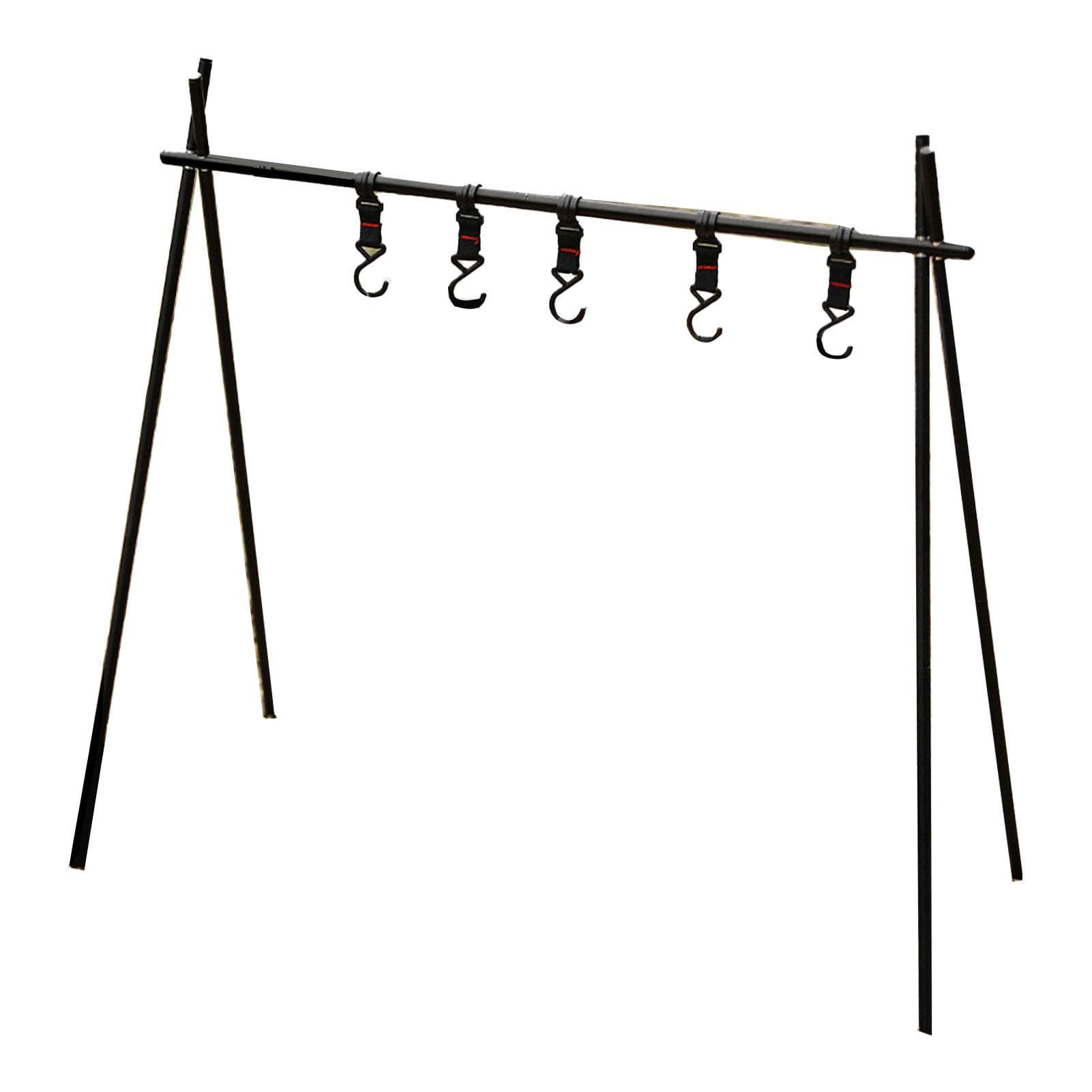 Camping Racks Aluminum Alloy Folding Triangular Shelf Collapsible Hanging Organizer Stand for