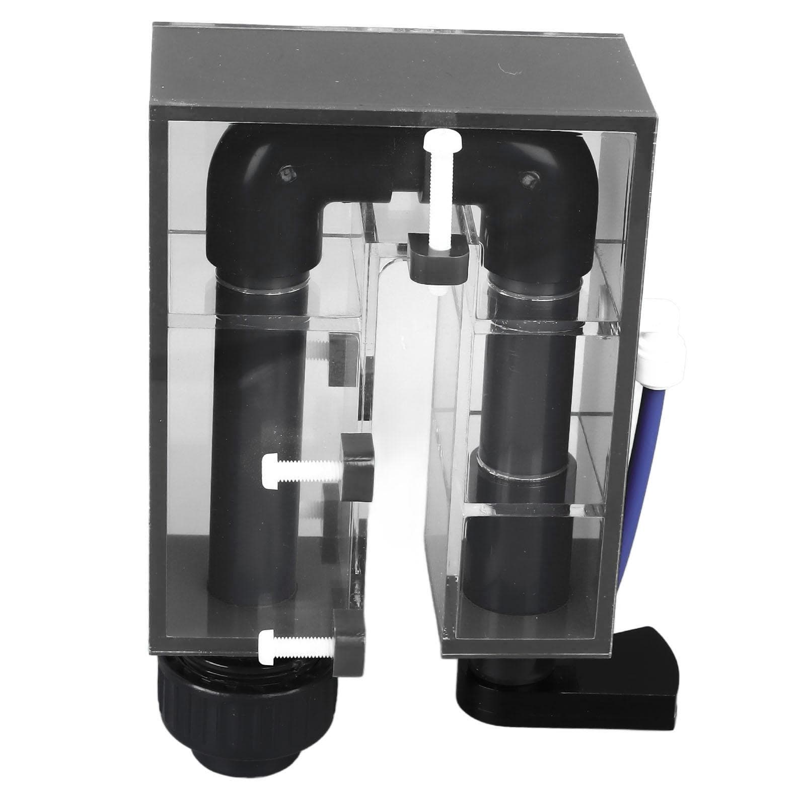 Water Tank Overflow Box Wall Mounted Acrylic Circulating Water Pump Return Box for Fish Tank Red red