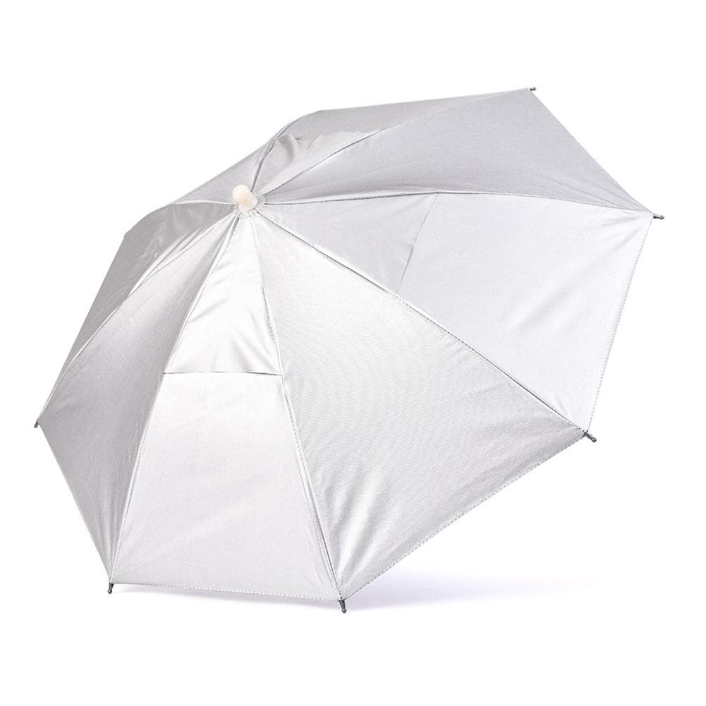 Folding Umbrella Hat Rainproof Sunproof Foldable Headwear Outdoor Folding Umbrella Hat
