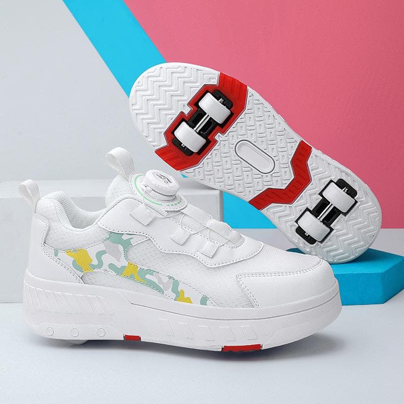 Children's Runaway Shoes Student Pulley Shoes Four-wheel Removal Outdoor Wheel Shoes Skating Roller Skates 41
