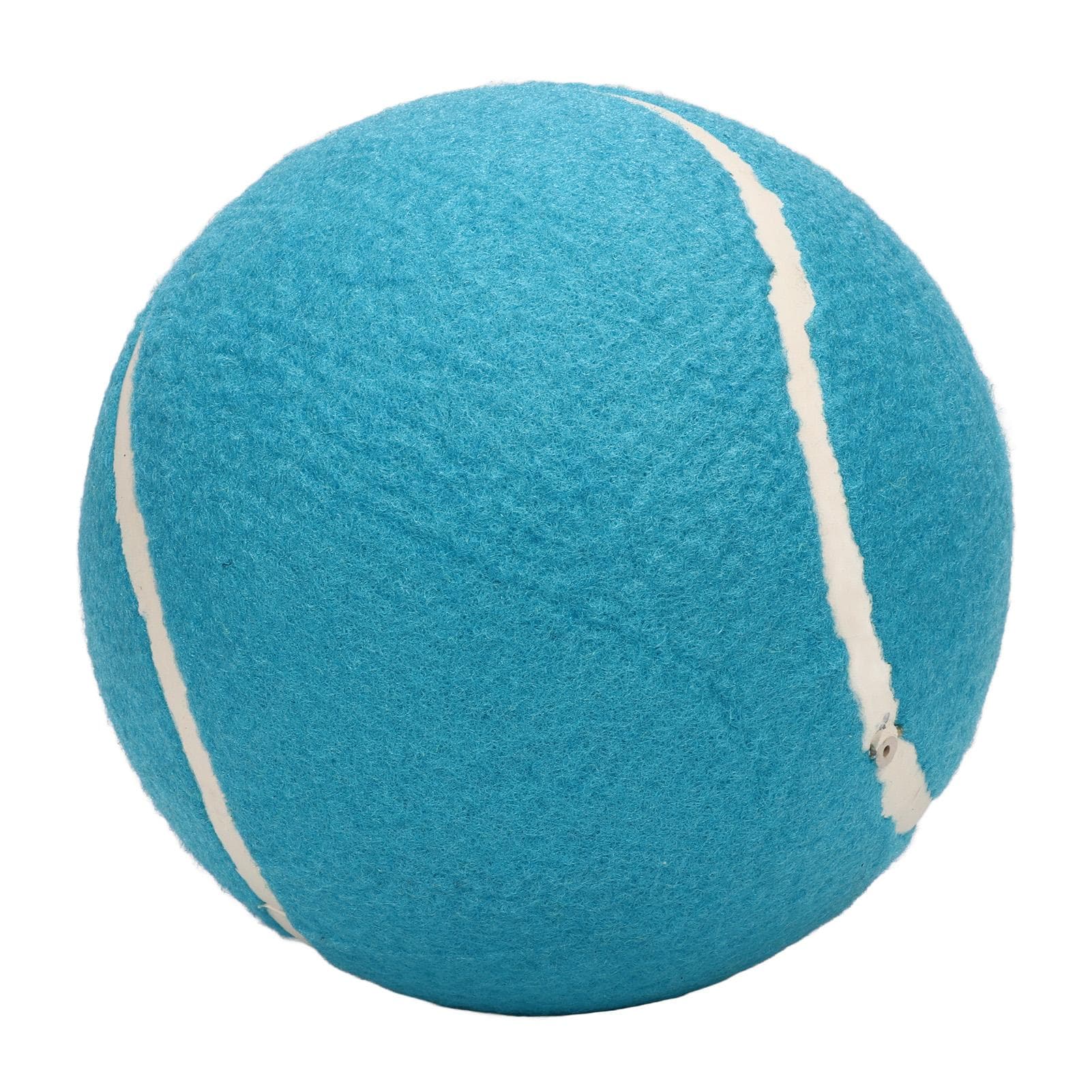 8 Inch Jumbo Tennis Ball Portable Inflatable Rubber Core Plush Felt Jumbo Signature Tennis Ball for