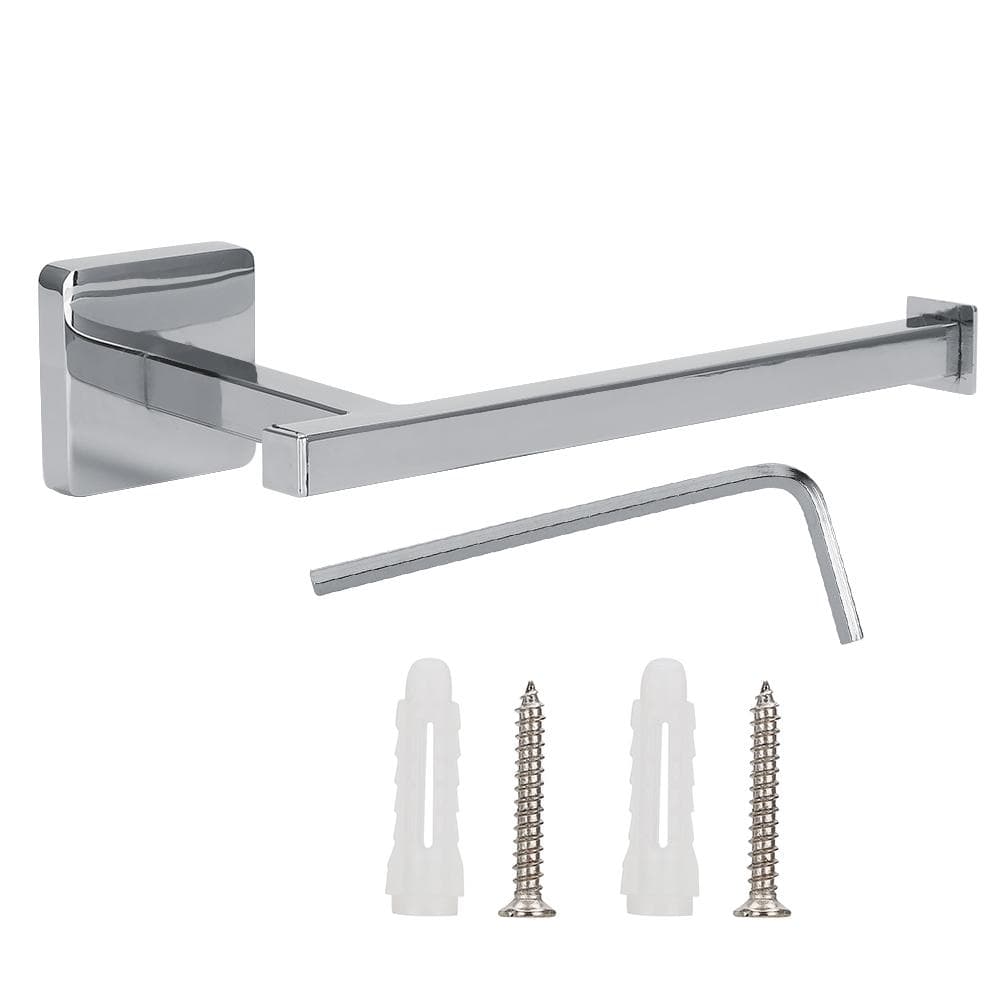 Wall Mounted Rack Toilet Roll Paper Holder Bathroom Tissue Storage Shelf