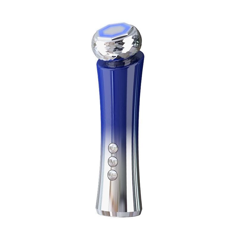 Dual-purpose Lifting and Firming Facial Multi-function Introduction Household Micro-current Skin Care Instrument Skin Rejuvenation V Face Instrument blue