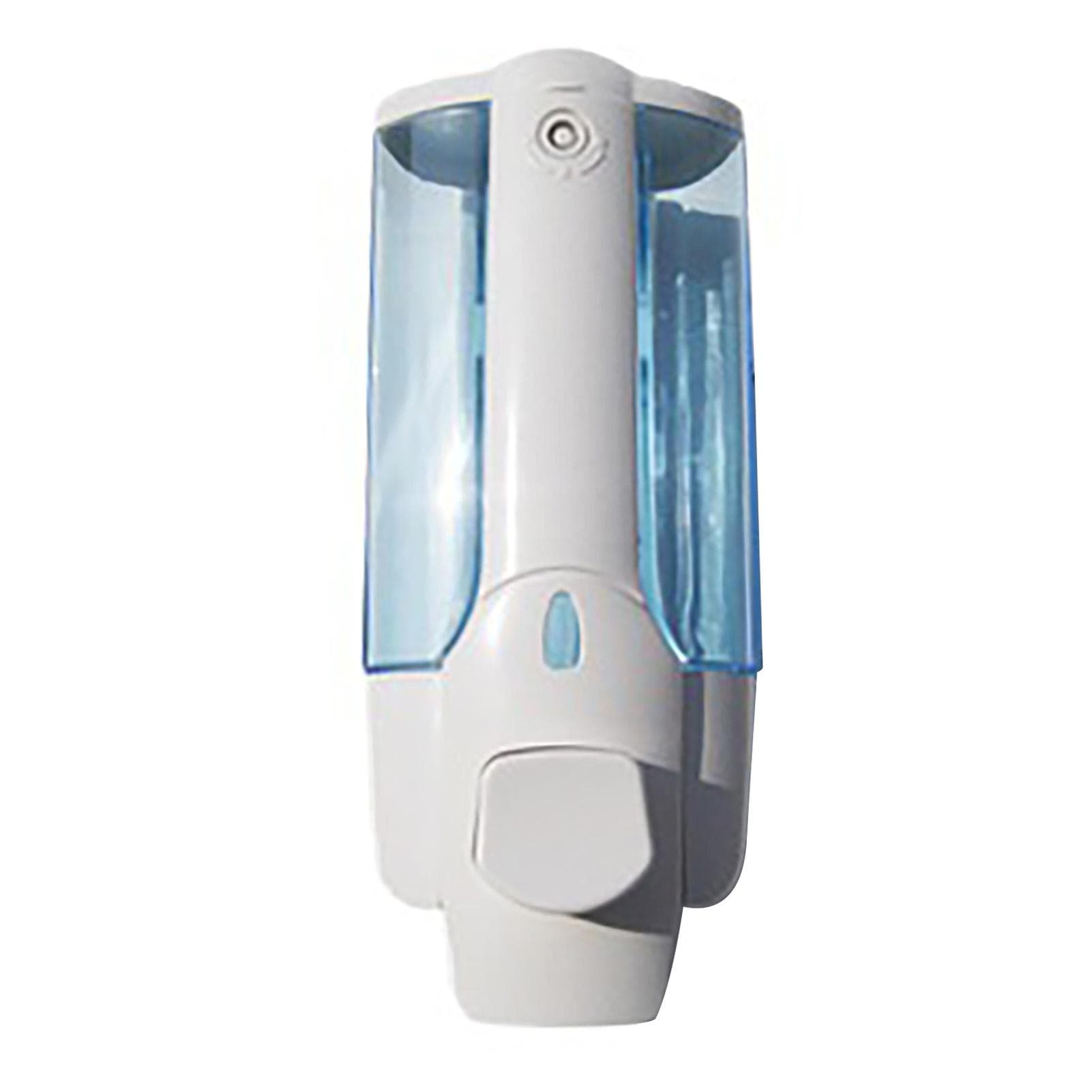 Wall Mounted Manual Soap Dispenser 350ml Leakproof Locking Wall Soap Dispenser for Bathrooms blue