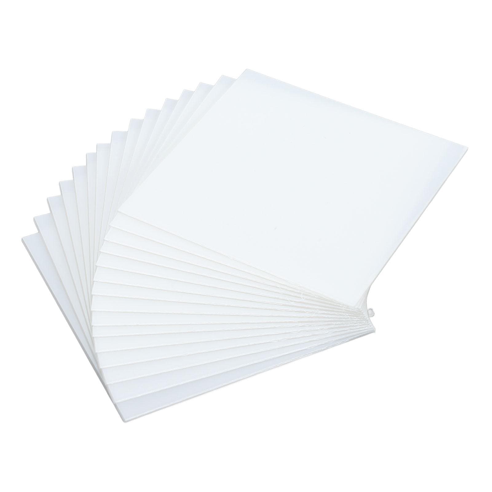 15Pcs Vacuum Forming Splint Sheets Thermoforming Materials for Vacuum Forming Machine Soft 1.5mm