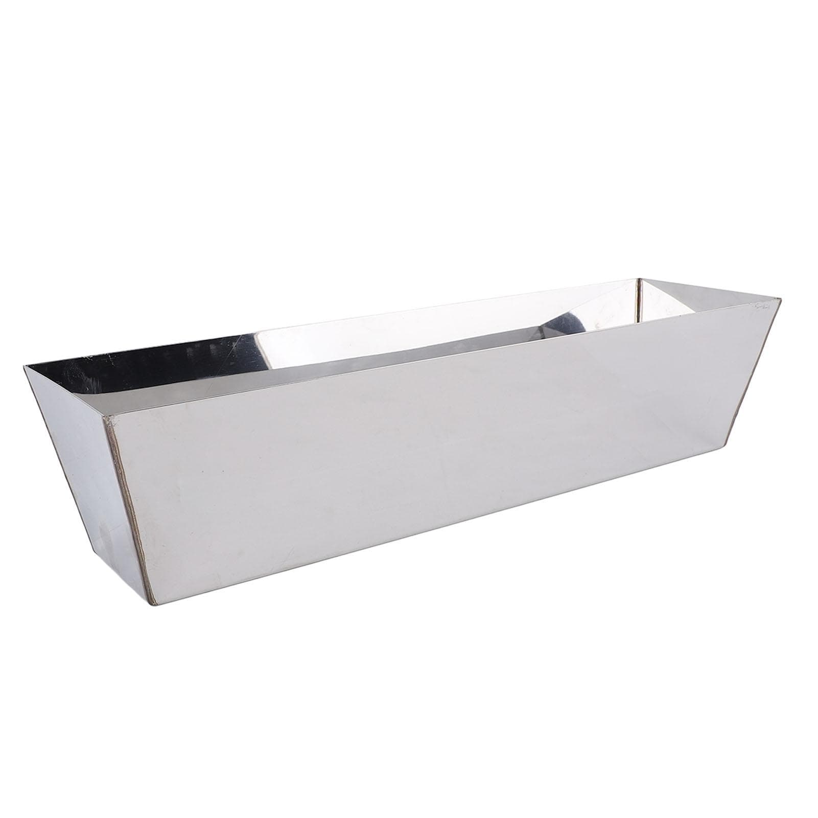 Stainless Steel Mud Pan Non Stick Multifunctional Plastering Bowl for Mixing Cement Mortar Putty