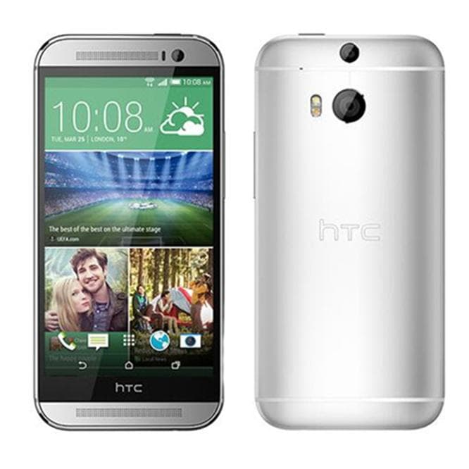 Refurbished HTC Original Unlocked HTC M8 5.0 2GB RAM 32GB ROM 4G Mobile Phone With 1 SIM Simple Set white