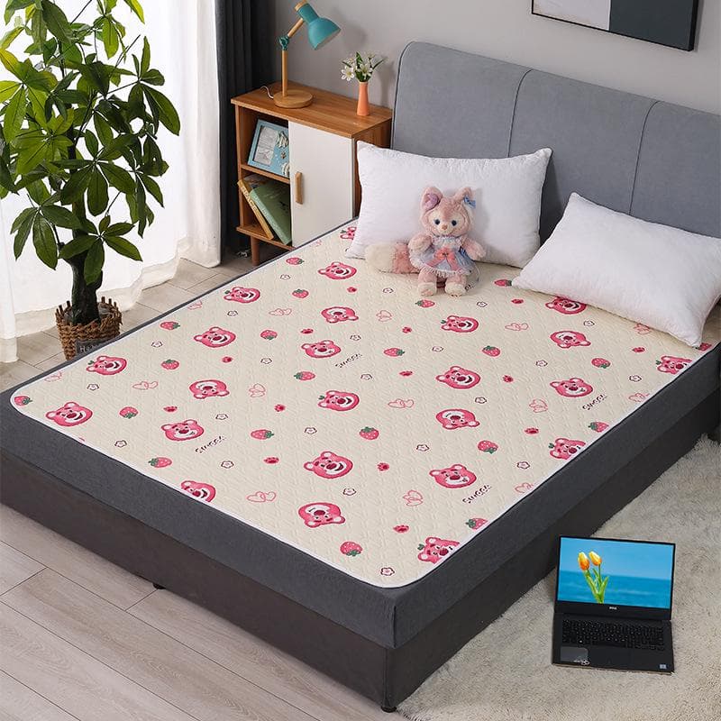 Waterproof, Washable Cotton Adult Diaper Pad - Breathable, Oversized Care Mattress for Elders 200x230 cm