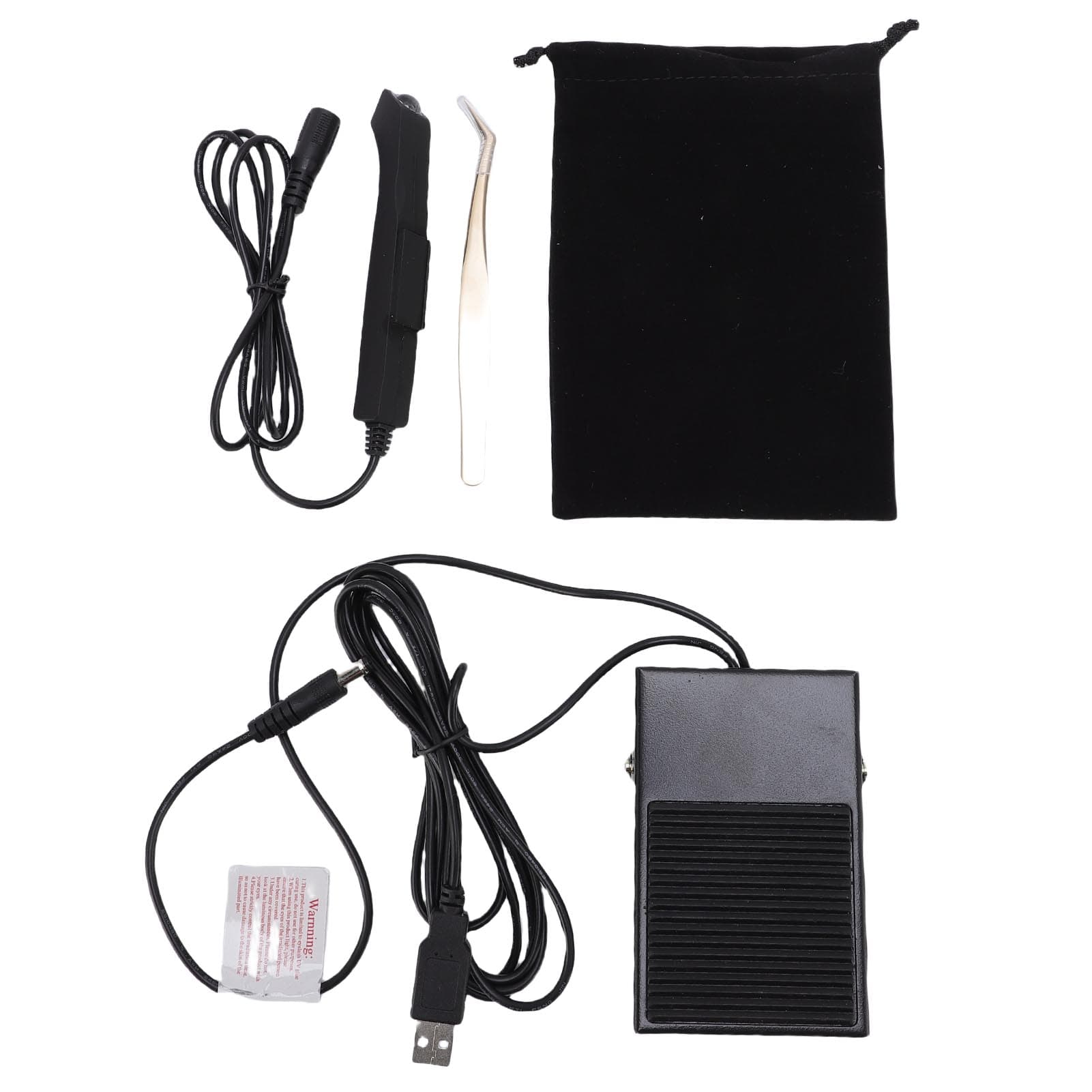 Lash Light with Foot Pedal 5W Fast Curing 395 to 400nm Safe Aluminum Alloy for Eyelash Extension
