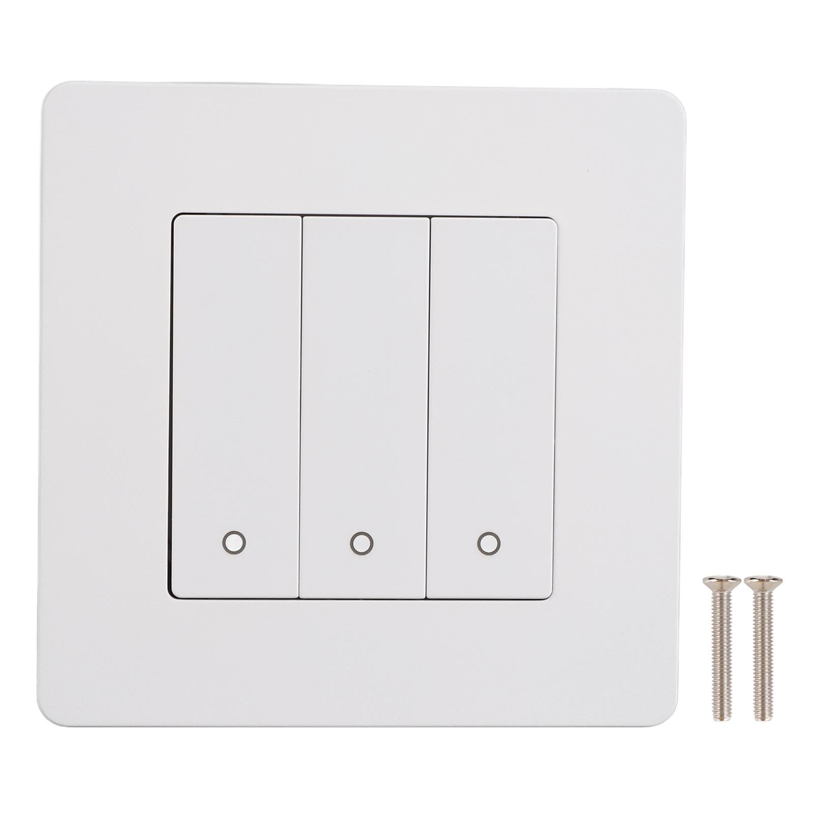 3 Gang Smart Control Panel APP Timing Intelligent Switch Panel Rebound Type AC100?240V Grey white