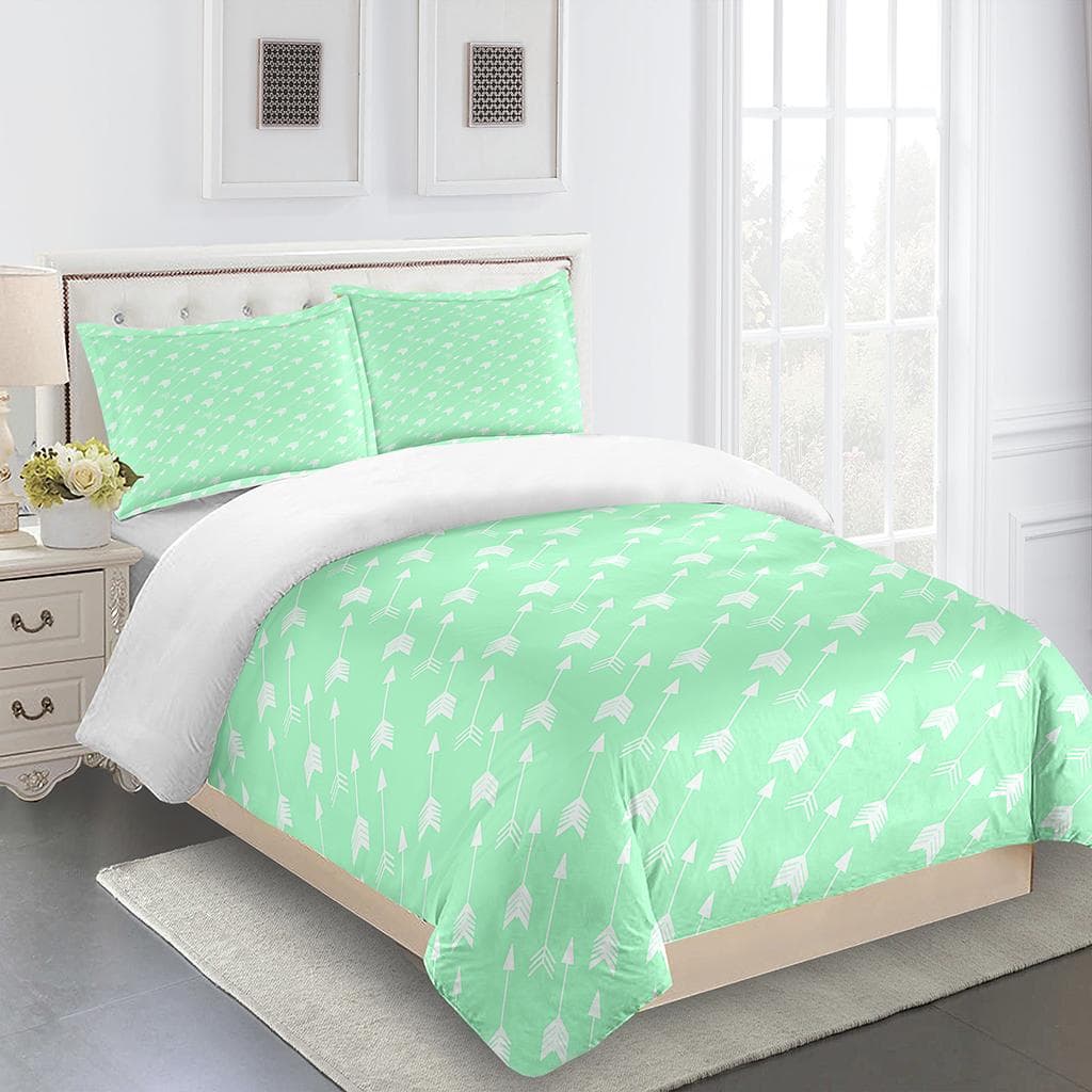 Feather Bow And Arrow Arrowheads 3D Bedding Sets Exquisite Supplies Duvet Cover Bed Comforter Set Bedding Luxury Birthday Gift W90xL190cm