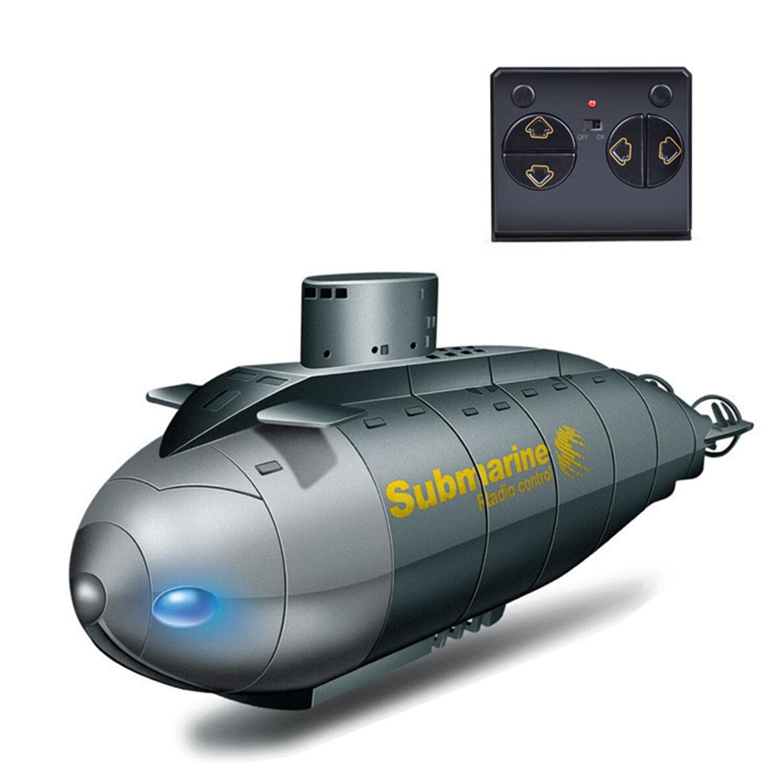 Mini RC Submarine Remote Control Boat Mini RC Boat RC Race Boat 6CH Gift Toy Kids Boys black