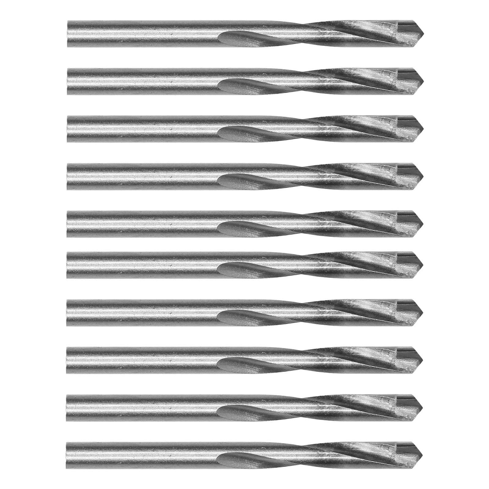 10PCS End Mill Cutter Wear Resistance High Hardness Tungsten Steel Incisive Edge CNC Router Bits