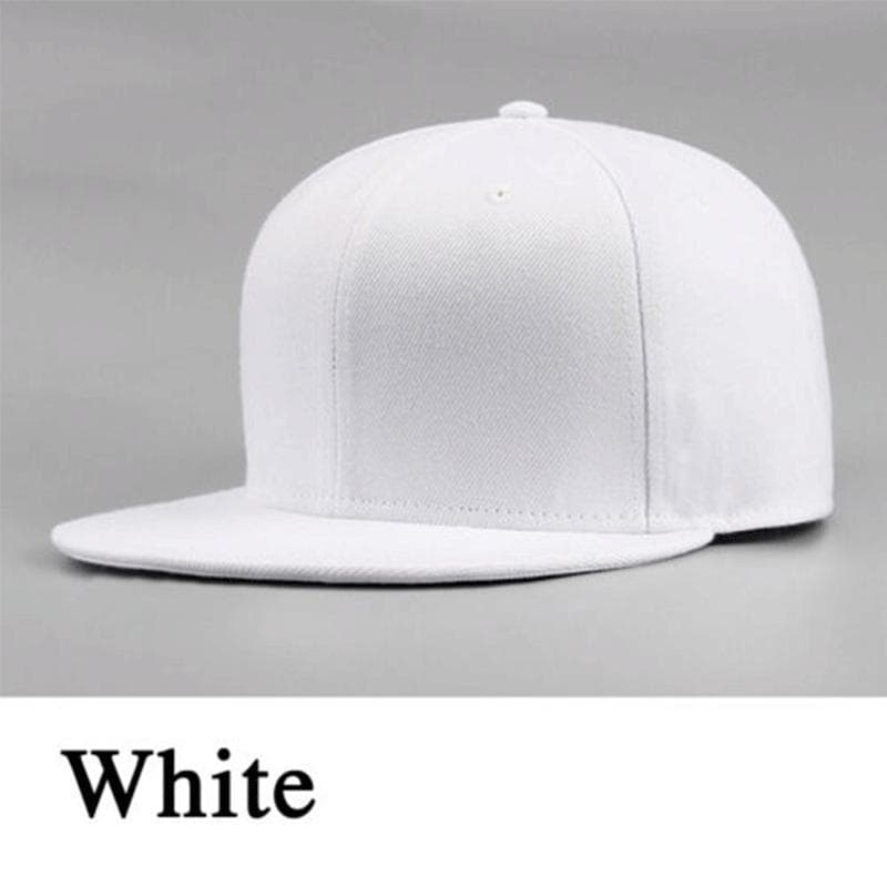 Adjustable Solid Color Baseball Cap Sports Hip Hop Caps Light Board Couple Hats Casual Sun Protection Trucker Hat Flat Cap Basketball Hat white